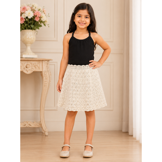 Girls Shimmer Party Skirt
