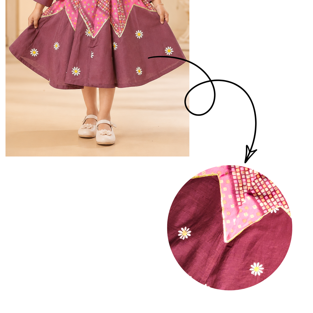 Bloom Jacket Dress Set for Girls