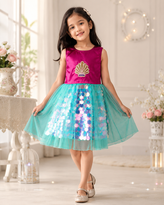 Mermaid Princess Party Dress